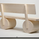 Illustration for article titled This Bench Looks Like It Has Wheels for Legs
